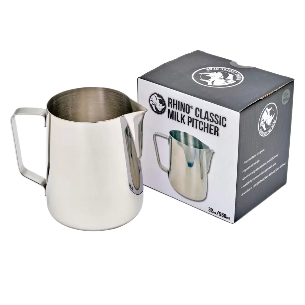 Stainless Steel Milk Pitcher - 32oz/950ml