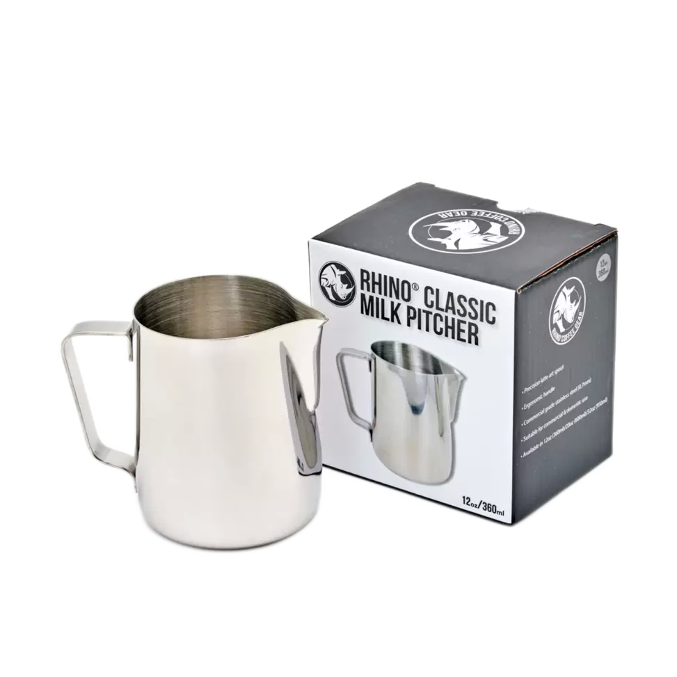 Stainless Steel Milk Pitcher - 12oz/360ml